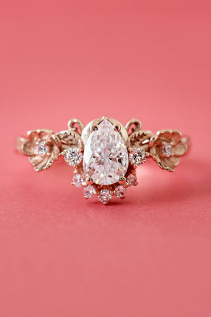 Adelina Engagement Ring with Pink Morganite