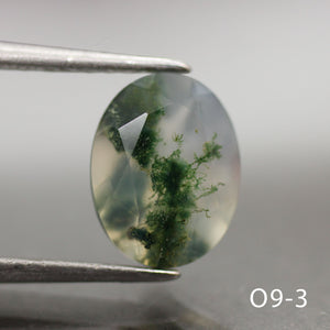 Moss agate | oval cut 9x7 mm - choose yours - Eden Garden Jewelry™