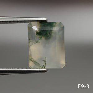 Moss agate | octagon shape 9x7mm - choose yours - Eden Garden Jewelry™