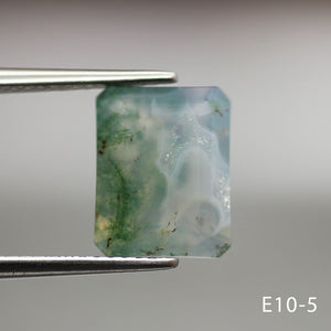 Moss agate | octagon shape 10x8mm - choose yours - Eden Garden Jewelry™