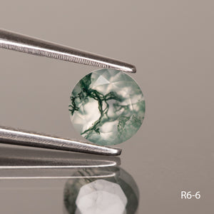 Moss agate | round cut, 6 mm - choose yours - Eden Garden Jewelry™
