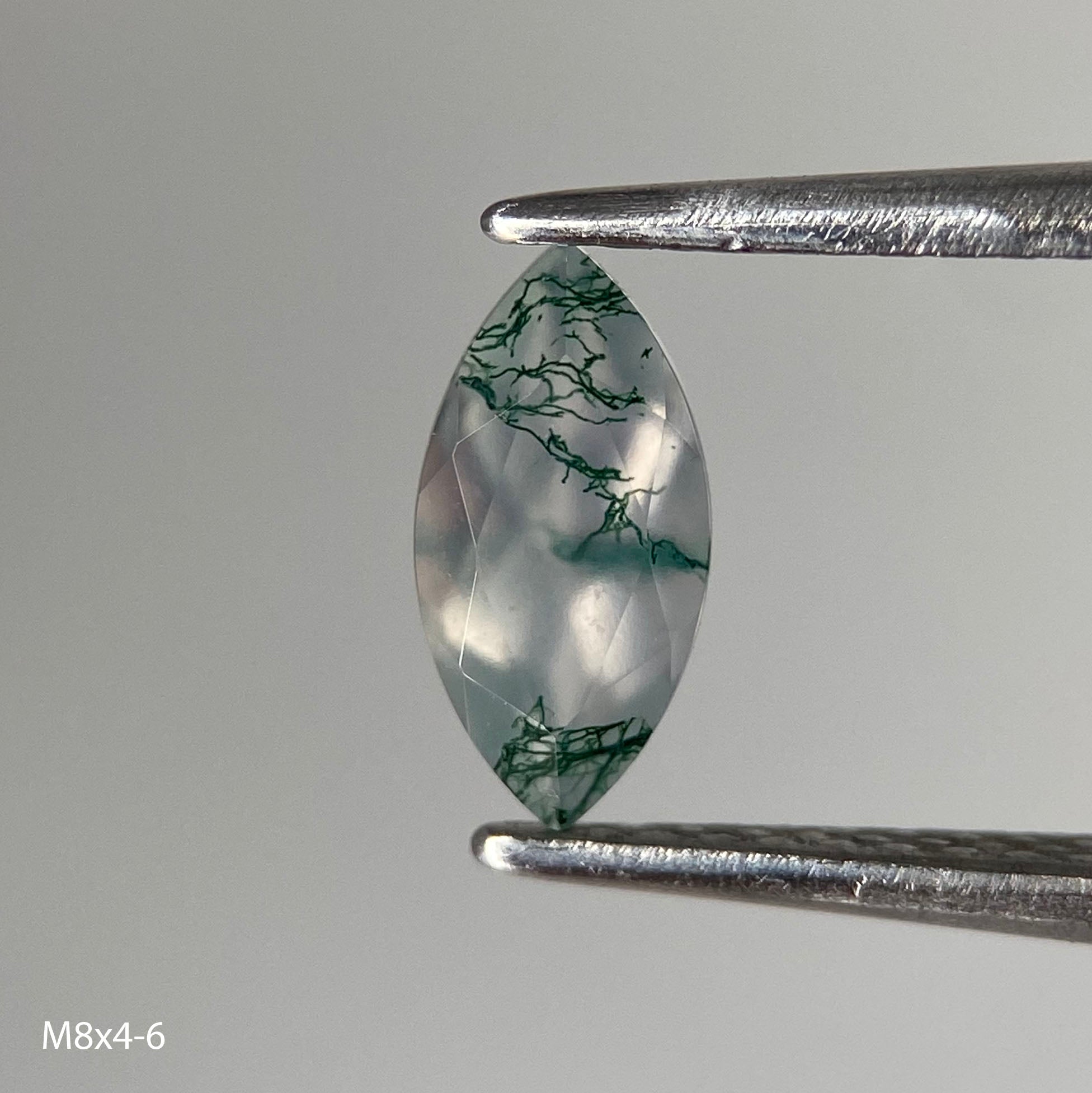 Moss agate | marquise cut, 8x4mm - choose yours - Eden Garden Jewelry™