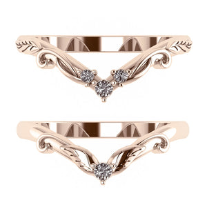 Matching wedding band for Adelina: choose yours - Eden Garden Jewelry™