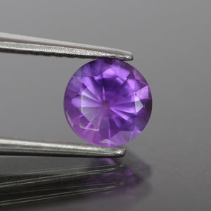 Amethyst | round cut deep purple 5mm, 0.5 ct, VS clarity, Africa - Eden Garden Jewelry™