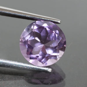 Amethyst | round cut, lavender 7.5mm, 1.40 ct, VVS clarity, Brasil - Eden Garden Jewelry™