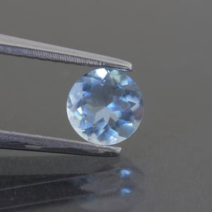 Aquamarine | round cut 1 ct VVS clarity - Eden Garden Jewelry™