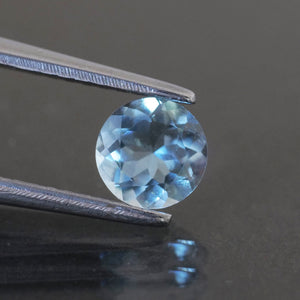 Aquamarine | round cut 5mm, 0.5ct. VVS clarity - Eden Garden Jewelry™
