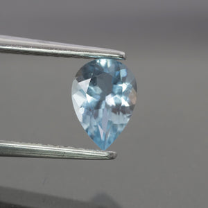Aquamarine | pear cut 7x5mm, 0.7ct. VVS clarity - Eden Garden Jewelry™
