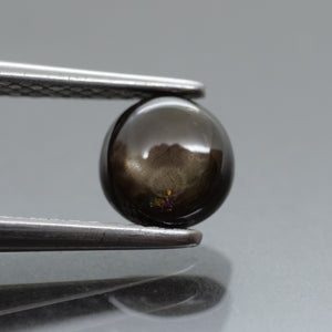 Sapphire | black, star effect, round cut 5mm, 0.75 ct - Eden Garden Jewelry™
