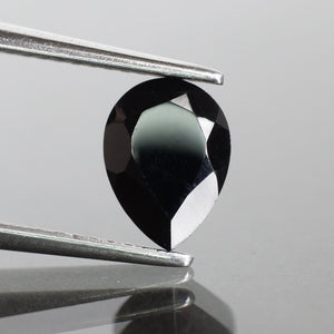 Spinel | pear cut 8x6mm, black color, 0.9ct - Eden Garden Jewelry™