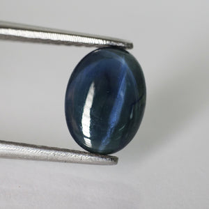 Sapphire | blue, star effect, oval cut 8x6mm, 1.20ct - Eden Garden Jewelry™