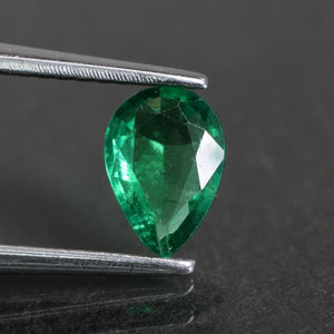 Emerald | natural, deep green, 7x5mm, AAAA quality, Zambia 0.5ct, E1_3 - Eden Garden Jewelry™
