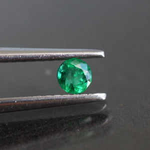 Emerald | natural, round cut 3mm - Eden Garden Jewelry™