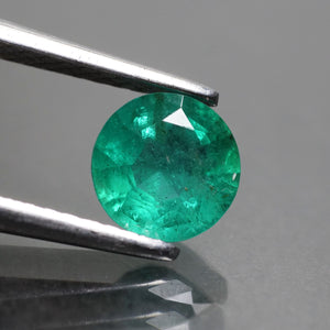 Emerald | deep green, natural, round cut 5mm*, AAAA quality, Zambia, 0.5 ct - Eden Garden Jewelry™