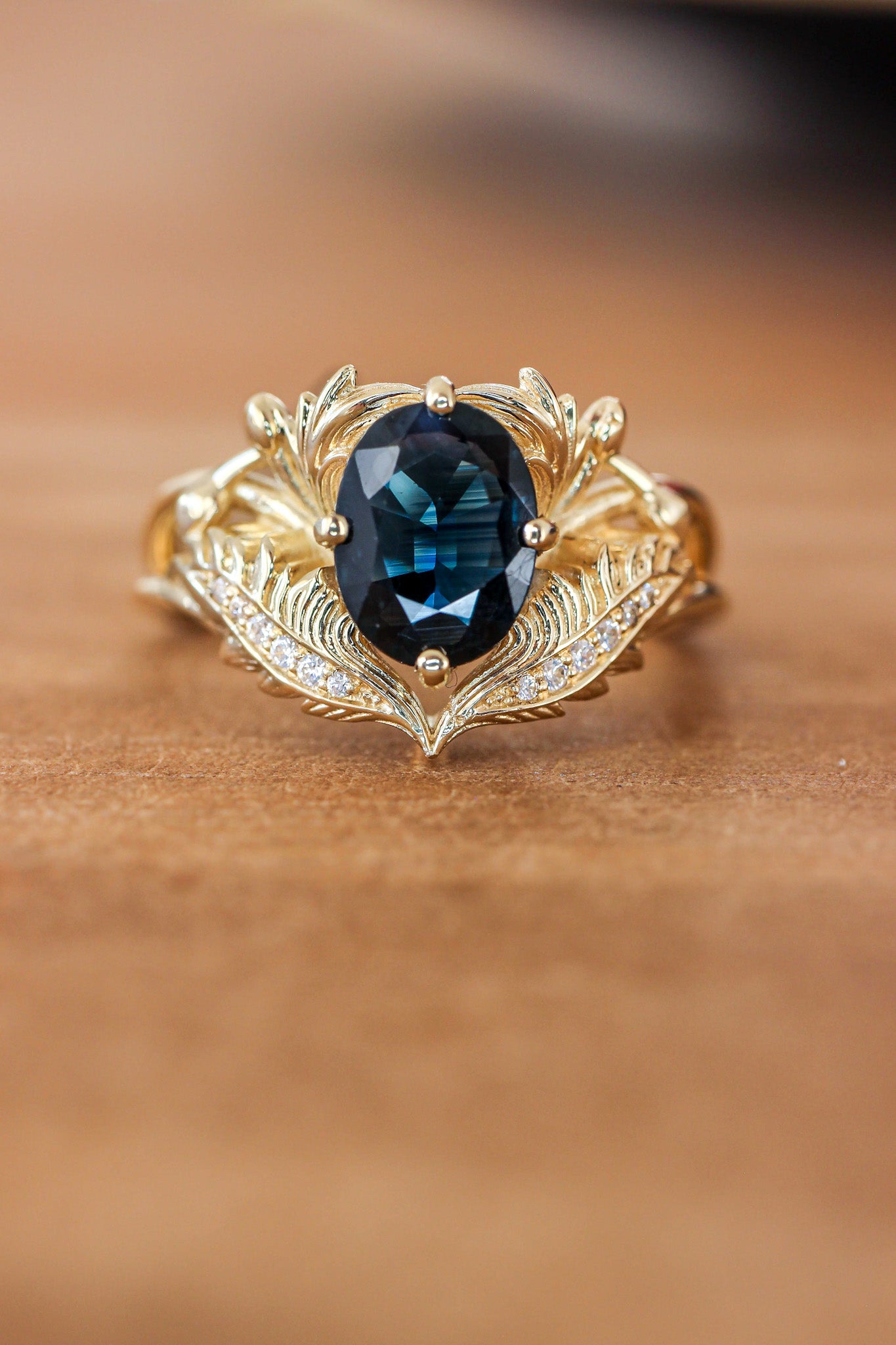 Adonis | oval gemstone setting - Eden Garden Jewelry™