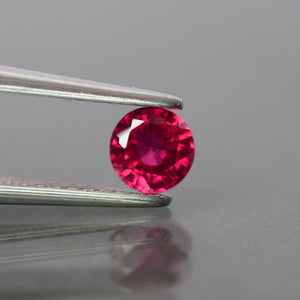 Ruby | Lab created Hydrothermal , round cut 4 mm, 0.5 ct - Eden Garden Jewelry™