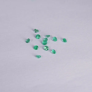 Emerald | natural, round cut 3mm, accent stone - Eden Garden Jewelry™