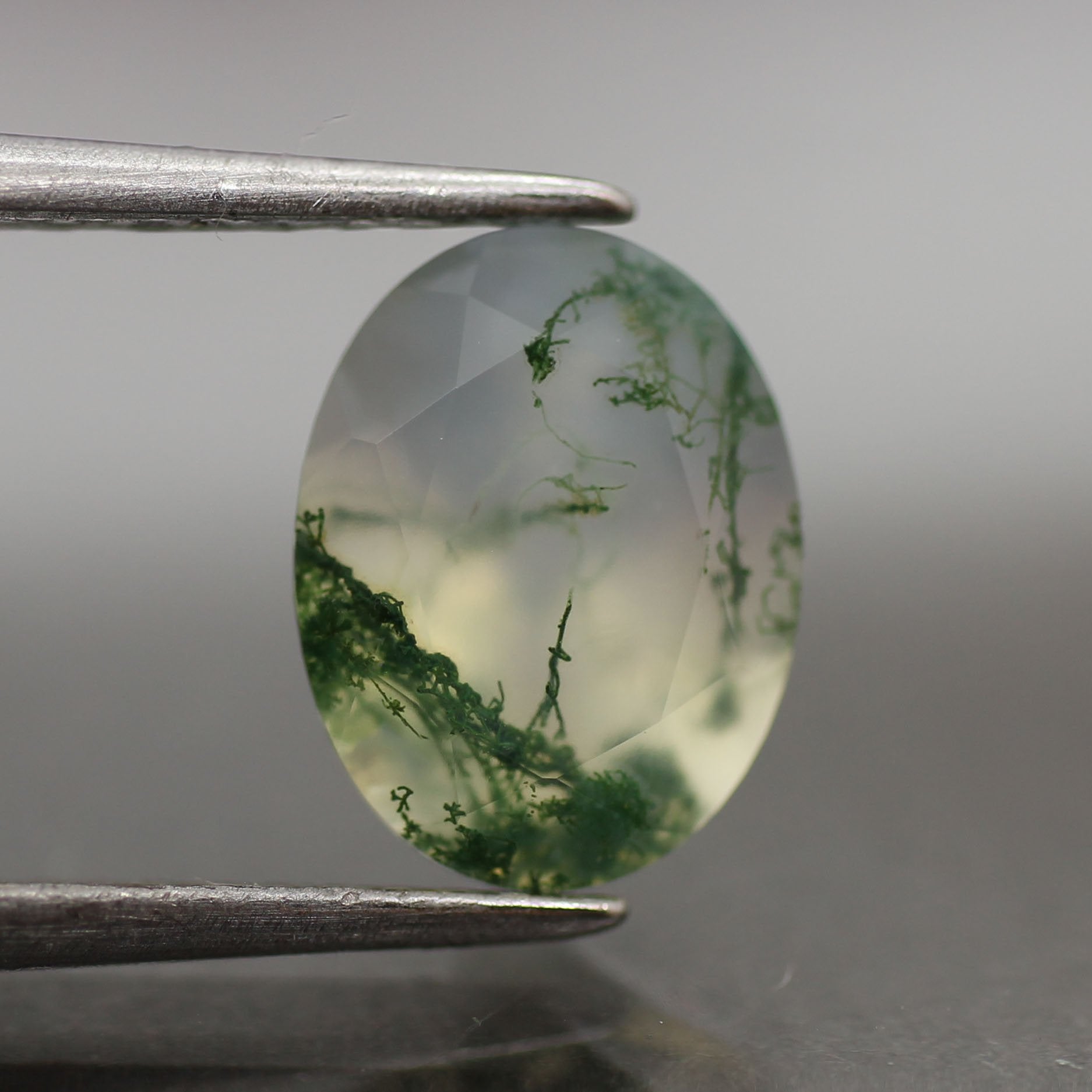 Moss agate | oval cut 9x7 mm - choose yours - Eden Garden Jewelry™