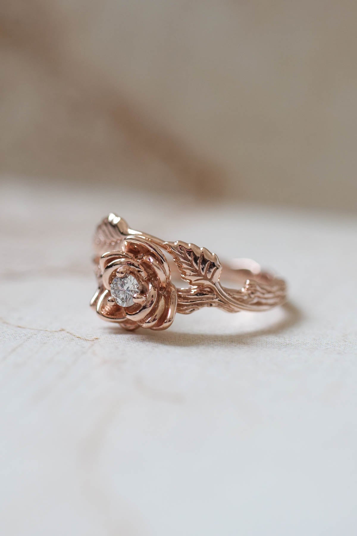 Flower Ring Peoples Jewellers Rose Gold Rings Flower Rose Gold