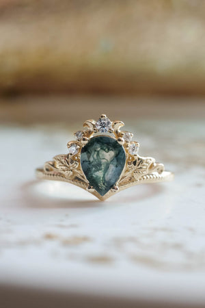 Ethically Sourced Conflict-free Multi-stone Engagement Ring – Aide-mémoire