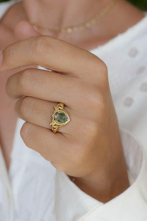 Perfect 1 Ct Moissanite women's unique engagement rings