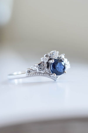 blue sapphire  Fantastical Wedding Stylings