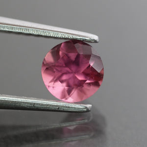 Tourmaline | pink, round cut 5mm, 0.6ct, Africa - Eden Garden Jewelry™