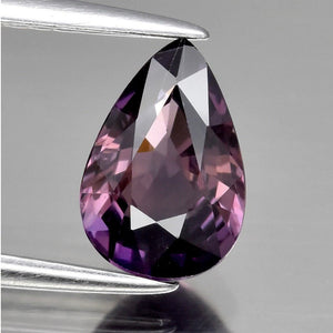 Sapphire | natural, purple, pear cut 8.5x5.7 mm, VVS 1.29ct Tanzania - Eden Garden Jewelry™