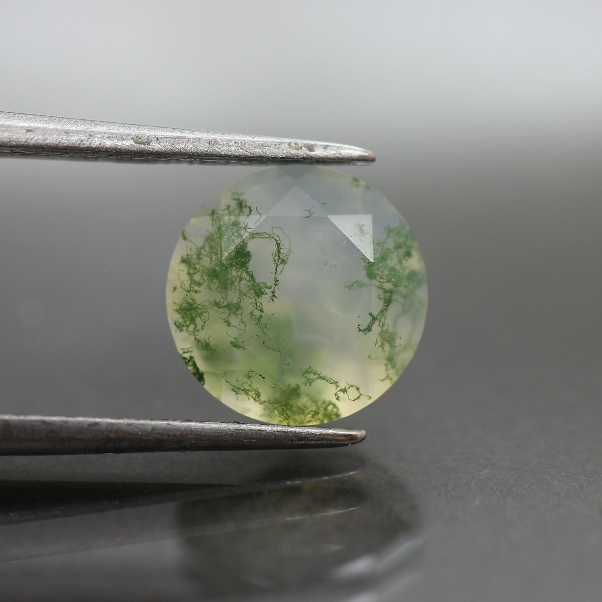 Moss agate | round cut 9 mm - choose yours - Eden Garden Jewelry™