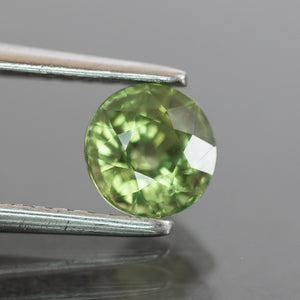 Sapphire | natural, green, round cut 5mm, VS, 0.82 ct, Australia - Eden Garden Jewelry™