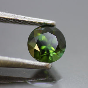 Tourmaline | green colour, round cut 5mm, 0.5ct, VS - Eden Garden Jewelry™