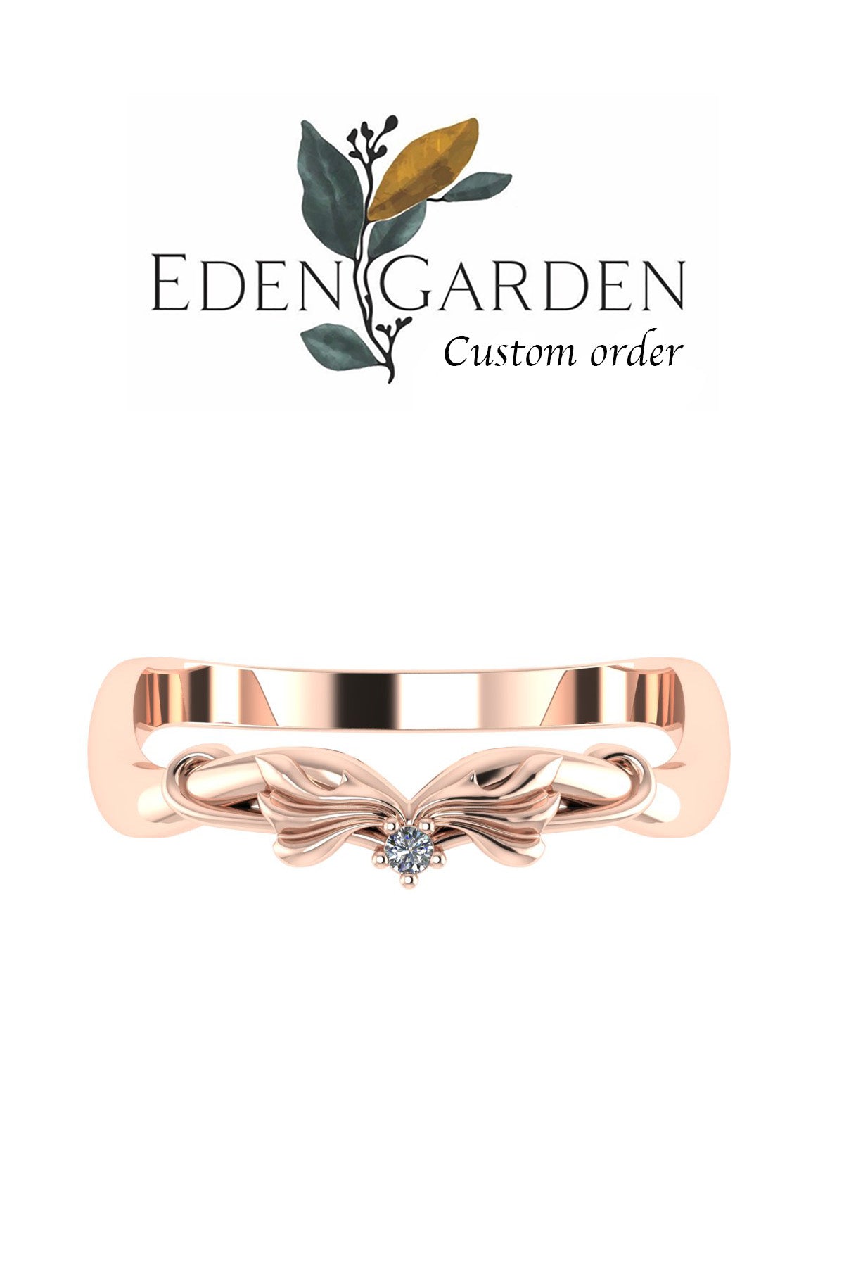 Custom wedding band for Sydney - Eden Garden Jewelry™