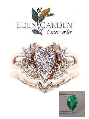 Gemstone upgrade, order #1521 - Eden Garden Jewelry™