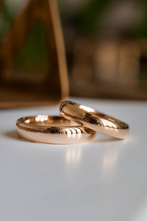 Handmade Jewelry 14k Solid Gold Ring Matt Finished Flower -  Norway