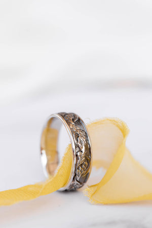 Quality Gold 14k w/ Rhodium Diamond-cut Butterfly Ring K2067 - Neeter House  of Luxury