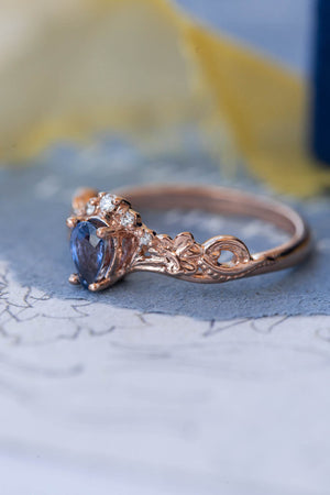 Australian opals Celtic style engagement ring set with 4 little diamonds. |  Opal wedding ring set, Opal engagement ring set, White opal engagement ring