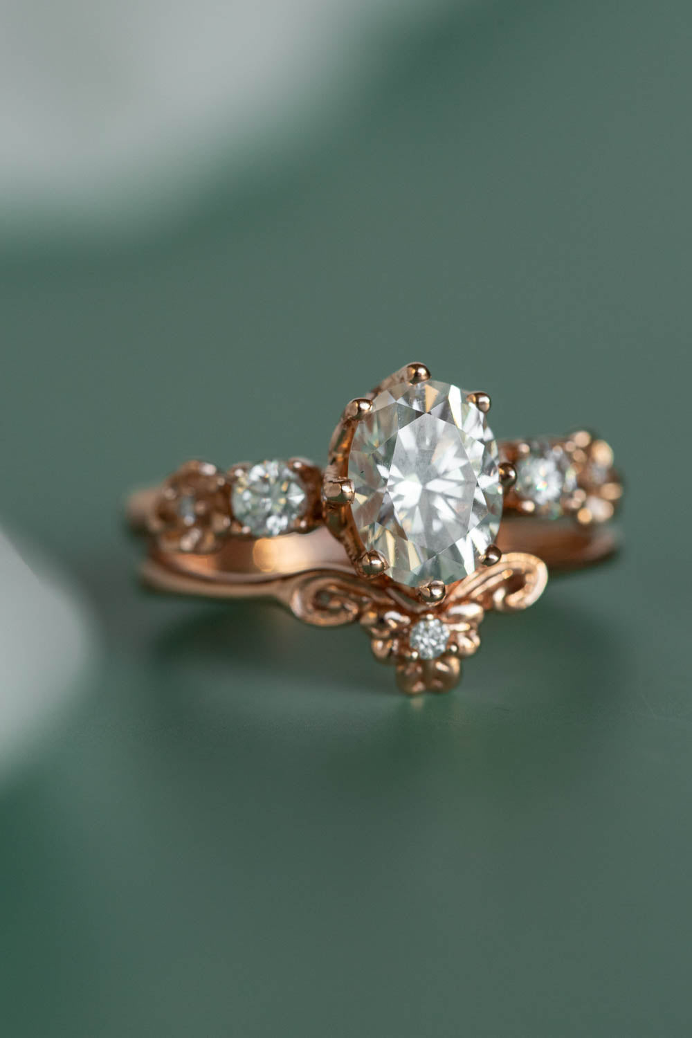 Rose gold fiorella diamond ring Clearance