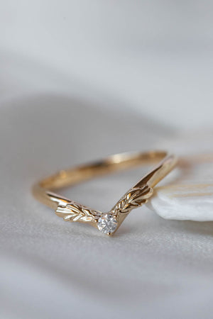 Vikram Jewellers - V shaped studded gold ladies finger ring by Vikram  Jewellers, Vakatkar Bandhu Follow us on instagram #vikramjewellers and  facebook : Vikram Jewellers For orders Contact -022-24307166 Whtsapp on : +
