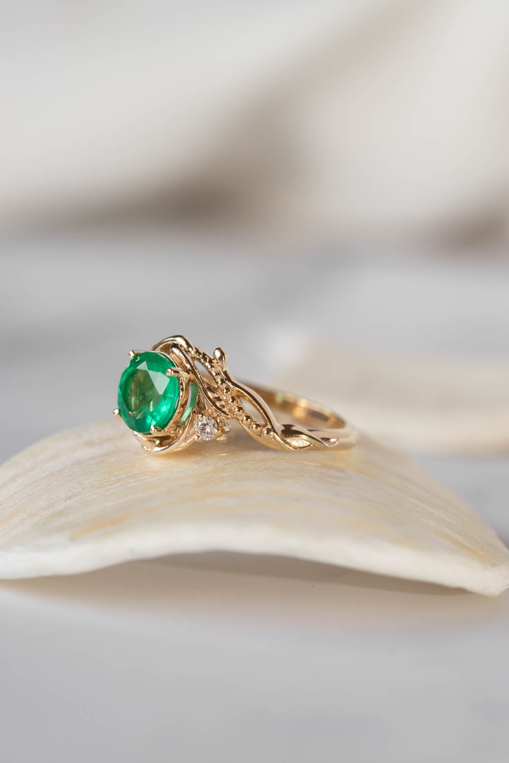 Lovely Frog Ring, Frog Engagement Ring,unique Emerald Ring, Pear Cut May  Birthstone - Etsy