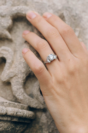 1.1 carat oval diamond ring Clearance