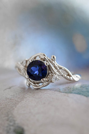 Dainty Sapphire Ring – NaturalGemsAtelier